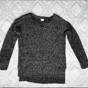 Peppered Black and Gray Sweater